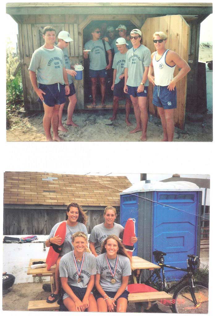 The original shack and the 1st place Lady Osprey Surf Dashers